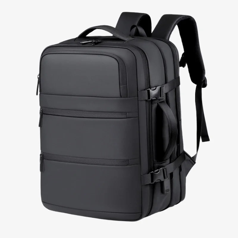 ONVOY Aero Vakuum-Rucksack von vorne in Schwarz